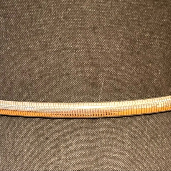 Elegant Silver Women's Belt 80’s 90’s Stretchy Concho Hook Retro VTG Small Teen - Picture 4 of 11